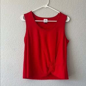 Red Sleeveless Top